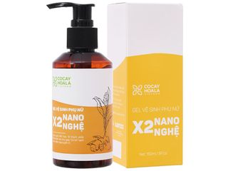 Dung Dịch Vệ Sinh Phụ Nữ Giảm Ngứa Gel X2 Nano Nghệ Cỏ Cây Hoa Lá