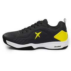 Giày Pickleball Drop Shot Eros Y XT DZ241008-35 Unisex - Giày Tennis Đen Vàng Trắng Êm Ái, Dành Cho Tất Cả Độ Tuổi