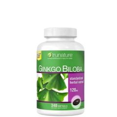 (Chính hãng) Ginkgo Biloba 120mg Trunature Mỹ - Viên uống bổ não hỗ trợ trí nhớ, giúp tuần hoàn não, bổ sung sự tập trung, 340 viên