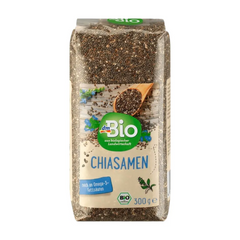 Hạt Chia Hữu Cơ DM Bio Đức 300g - Chất Xơ Cao, Omega 3 Thuần Khiết, Hỗ Trợ Giảm Cân, Ăn Chay Thích Hợp