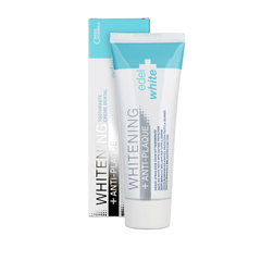 Kem đánh răng Edelwhite Whitening Anti Plaque 75ml - Giúp Răng Trắng Sáng, Ngăn Ngừa Mảng Bám, Tái Tạo Men Răng, Thụy Sĩ