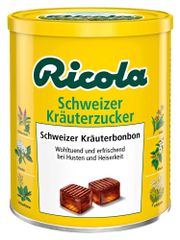 Kẹo Ngậm Giảm Ho Ricola Đức 250g - Hỗ Trợ Khản Giọng, Chiết Xuất 13 Loại Thảo Mộc Tự Nhiên, Không Chứa Gluten