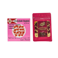 Kẹo Socola Giảm Cân Chính Hãng Đan Mạch Chokolade Vaegttab hộp 40 viên