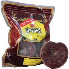 Nấm Linh Chi Túi Nâu Hàn Quốc 1kg Cao Cấp - Hỗ Trợ Sức Khỏe, Tăng Cường Đề Kháng, Hỗ Trợ Giấc Ngủ Tốt Hơn