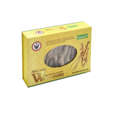 Nhân Sâm Wisconsin Hoa Kỳ - Hộp Sâm Nguyên Củ 100g Tăng Cường Sinh Lực, Hỗ Trợ Đề Kháng, Quà Tặng Sang Trọng