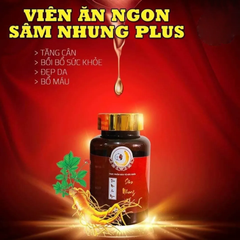 Sâm Nhung Plus hỗ trợ tiêu hoá, ăn ngon, tăng cân