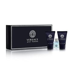 Set nước hoa mini nam Versace Pour Homme 5ml dầu gội dưỡng sau cạo