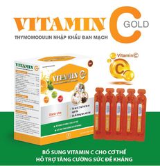 Siro Vitamin C Gold - Thực Phẩm Chức Năng Bổ Sung Vitamin C Tăng Cường Miễn Dịch, Hỗ Trợ Khỏe Mạch và Làm Sáng Da