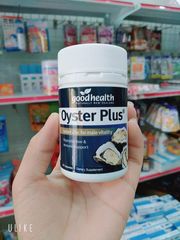 Tinh Chất Hàu Oyster Plus Goodhealth 60 Viên - Hỗ Trợ Tăng Cường Sinh Lý Nam Giới & Bổ Sung Kẽm Từ Tinh Chất Tự Nhiên