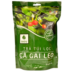 Trà Thải Độc Gan Túi Lọc Cà Gai Leo Sadu 250g - Hỗ Trợ Thanh Nhiệt, Tốt Cho Gan, Sử Dụng Dễ Dàng, Sản Phẩm Thảo Mộc Chất Lượng
