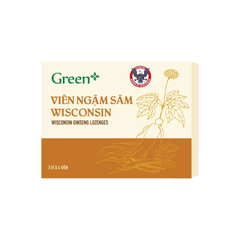 Viên Ngậm Sâm Wisconsin - Giảm Ho, Tăng Sự Tỉnh Táo - Hỗ Trợ Miễn Dịch, Hộp 12 Viên, Dược Thảo Tự Nhiên