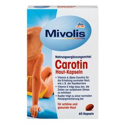 Viên uống chống nắng Carotin Mivolis của Đức