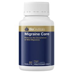 Viên uống BioCeuticals Migraine Care - Hỗ trợ giảm đau nửa đầu & tăng cường tuần hoàn, 60 viên của Úc