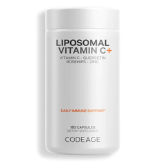 Viên Uống Bổ Sung Vitamin C Liposomal 500mg - Tăng Cường Miễn Dịch, Chống Oxy Hóa, 180 Viên - Thực Phẩm Chức Năng Codeage
