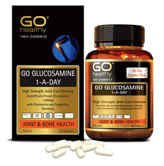 Viên uống Go Glucosamine 1-a-Day 1500mg 30 Viên Bổ Xương Khớp Chính Hãng GO Healthy New Zealand - Hỗ Trợ Khớp Linh Hoạt