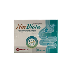 Viên Uống Hỗ Trợ Bổ Sung Lợi Khuẩn Đường Ruột NinBiotic Nam Dược - 20 Ống X 10ml, Duy Trì Sức Khỏe Tiêu Hóa Cho Trẻ Em Và Người Lớn