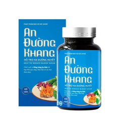 Viên Uống Hỗ Trợ Đường Huyết An Đường Khang - Hộp 60 Viên Unison, Ổn Định Đường Huyết, Giảm Nguy Cơ Biến Chứng Tiểu Đường