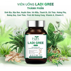 Viên uống Huta Ladi Gree Plus hỗ trợ cân bằng nội tiết tố nữ - Bổ huyết, điều hòa kinh nguyệt, giảm đau bụng kinh, cải thiện sinh lý nữ.
