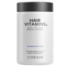 Viên Uống Hỗ Trợ Mọc Tóc Codeage Hair Vitamins 120 Viên - Tăng Cường Sức Khỏe Da Đầu, Giảm Rụng Tóc, Chống Hói Tóc