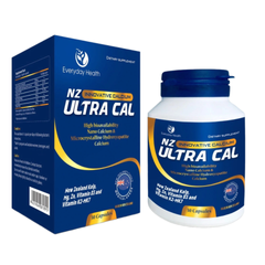 Viên Uống Canxi Nano New Zealand NZ Ultra Cal - Hỗ Trợ Tăng Cường Sức Khỏe Xương - 30 Viên Hữu Cơ Bổ Sung Canxi Nano
