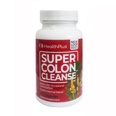 Viên uống nhuận tràng Health Plus Super Colon Cleanse 120 viên - Giải pháp thải độc tự nhiên, hỗ trợ tiêu hóa, giảm táo bón hiệu quả