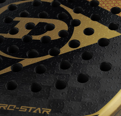 Vợt Padel Dunlop Sports Aero-Star Black/Bronze - Cấu trúc Carbon 16K siêu cao cấp cho hiệu suất tối đa trong thi đấu thể thao