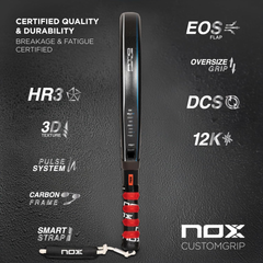 Vợt Padel NOX ML10 Luxury Bahia 12K Miguel Lamperti 2024 - Món quà hoàn hảo cho người chơi thể thao, thiết kế cao cấp và độ bền vượt trội