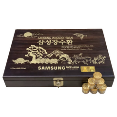 An Cung Ngưu Hoàng Hoàn Hộp Gỗ Jangsoo Hwan Hàn Quốc