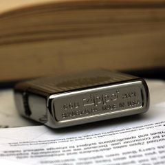 Bật Lửa Zippo 49629 Founder’s Day 2021 Black Ice - Phiên Bản Đen Huyền Bí Kỷ Niệm Sáng Lập Zippo, Quà Tặng Độc Đáo