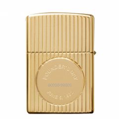 Bật Lửa Zippo 49631 Founder’s Day 2021 Mạ Vàng 18K - Phiên Bản Giới Hạn Kỷ Niệm Người Sáng Lập George G. Blaisdell