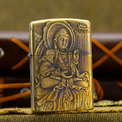 Bật lửa Zippo Khắc Phật A Di Đà 3D Amitabha Buddha ZPC4194 - Quà Tặng Độc Đáo, Biểu Tượng Từ Bi, Chất Liệu Đồng Bền Bỉ