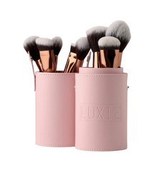 Bộ Cọ Trang Điểm Luxie Rose Gold - 7 Cây Cọ Sang Trọng Với Hộp Đựng Cute, Lớp Phủ Mỏng Mịn Tự Nhiên