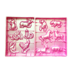 Bộ khuôn 12 con giáp làm bánh, rau câu, socola – Mã 1013 127078