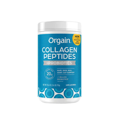 Bột Collagen Peptides + Probiotics Orgain 726g - Giúp đẹp da, chắc tóc, tăng cường sức khỏe đường ruột - Sản phẩm cho cả nam và nữ