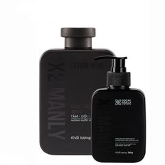 Combo Vì Anh Ngon X2 Manly - Sữa Tắm Gội 3in1 & Gel Vệ Sinh Nam 150g Hương Nước Hoa Cao Cấp, Dưỡng Da & Khử Mùi Hiệu Quả