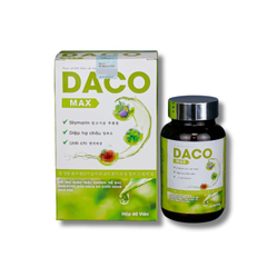 Daco Max Viên Uống Hỗ Trợ Giảm Mụn Nhọt, Mẩn Ngứa