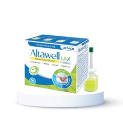 Gel thụt nhuận tràng Altawell Lax cho Người Lớn (6 ống x 9g) - Hỗ trợ điều trị táo bón, dễ sử dụng, giảm đau và khó chịu.
