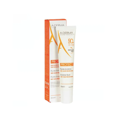 Kem Chống Nắng Aderma Protect Invisible Fluid SPF50+ 40mL - Bảo vệ da nhạy cảm, không vệt trắng, thẩm thấu nhanh, công nghệ Barriestolide®