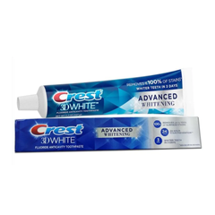 Kem Đánh Răng Crest 3D White Advanced 147gr - Lựa Chọn Tuyệt Vời Để Làm Trắng Răng, Ngăn Ngừa Vết Bẩn, Hơi Thở Thơm Mát Tự Nhiên