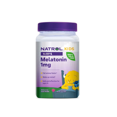 Kẹo dẻo hỗ trợ giấc ngủ ngon cho Bé Natrol Kids Sleep 1mg 180 viên