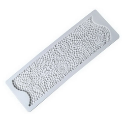 Khuôn silicon làm viền bánh, rau câu, fondant hình chuỗi ngọc - 1076