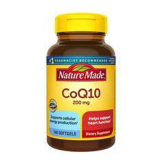 Viên uống hỗ trợ bổ tim mạch Nature Made CoQ10 200mg 140 viên - Tăng cường sức khỏe tim mạch, bảo vệ và hỗ trợ năng lượng tự nhiên