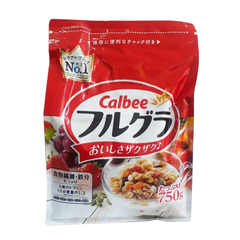 Ngũ Cốc Calbee 700g Nhật Bản - Hỗn Hợp Trái Cây Sấy Khô Nhiều Hương Vị, Giàu Chất Xơ và Khoáng Chất, Bữa Sáng Ngon Miệng