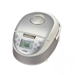 Nồi Cơm Điện Tử Cao Tần Tiger 3 Trong 1 JPF-A55W 0.54L - 12 Chế Độ Nấu, Công Nghệ IH, Nấu Cơm Siêu Tốc, Giữ Ấm 24h, Nhật Bản