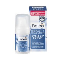 Serum xóa nếp nhăn vùng mắt môi Balea Beauty Hyaluron Eye & Lip