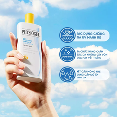 Sữa Chống Nắng Physiogel Daily Moisture Therapy SPF50+ - Bảo Vệ Da Khỏi Tia UV và Dưỡng Ẩm, Dạng Sữa Dịu nhẹ 100ml