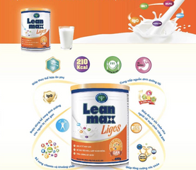 Sữa Dinh Dưỡng Nutricare Leanmax Ligos 900g - Hỗ Trợ Gan, Tăng Cường Đề Kháng, Chứa BCAA và Vitamin B, Thích Hợp Cho Người Lớn và Trẻ Em Trên 6 Tuổi