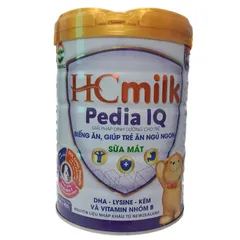 Sữa HC Milk Pedia IQ 900g - Dinh Dưỡng Bổ Sung Cho Trẻ Biếng Ăn Từ 1-10 Tuổi, Hỗ Trợ Tăng Cân Tự Nhiên, Phát Triển Khỏe Mạnh