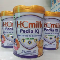 Sữa HC Milk Pedia IQ 900g - Dinh Dưỡng Bổ Sung Cho Trẻ Biếng Ăn Từ 1-10 Tuổi, Hỗ Trợ Tăng Cân Tự Nhiên, Phát Triển Khỏe Mạnh
