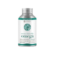 Viên uống dầu cá Omega-3 thực vật Youtheory 120 viên - Thân thiện với đại dương, hỗ trợ sức khỏe tim, não, mắt
